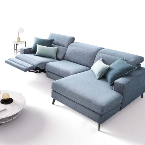 Canapea LeComfort Christopher în nuanță albastră – design modular modern